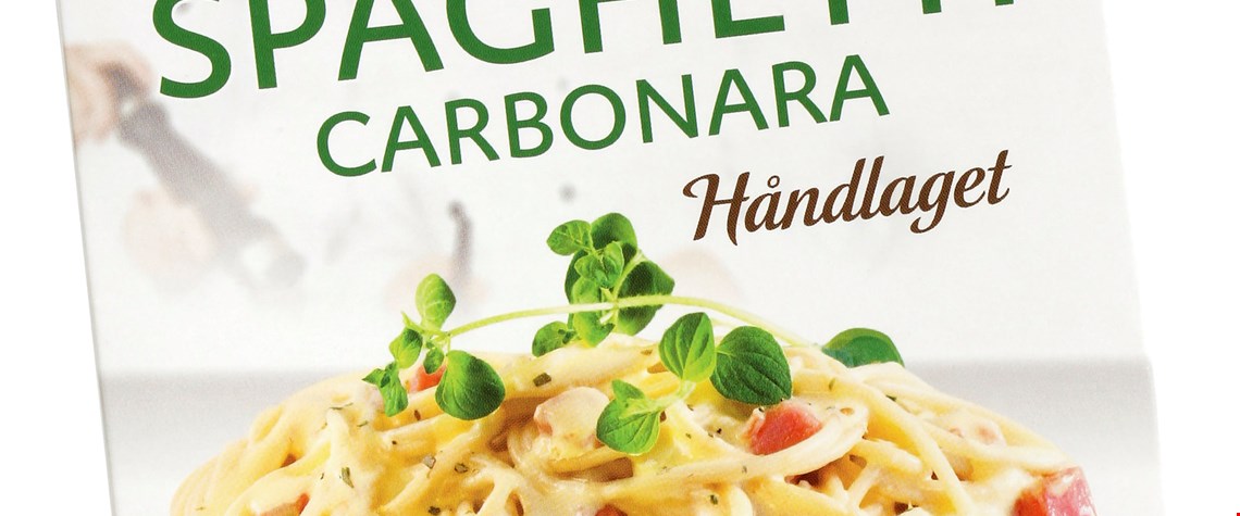 Tilbakekalling av Fersk & Ferdig Spaghetti Carbonara. Fare for dem med fiskeallergi