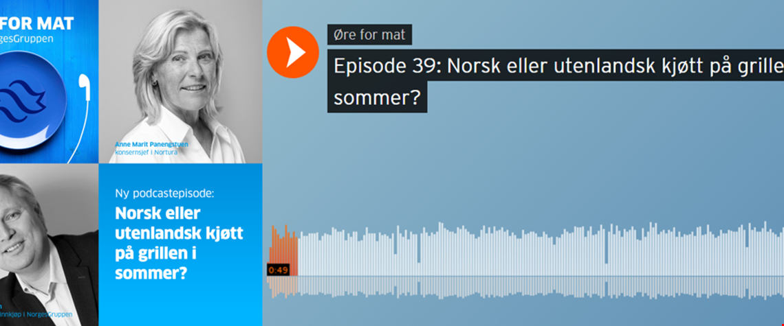 Ny podkast-episode: Norsk eller utenlandsk kjøtt på grillen i sommer?