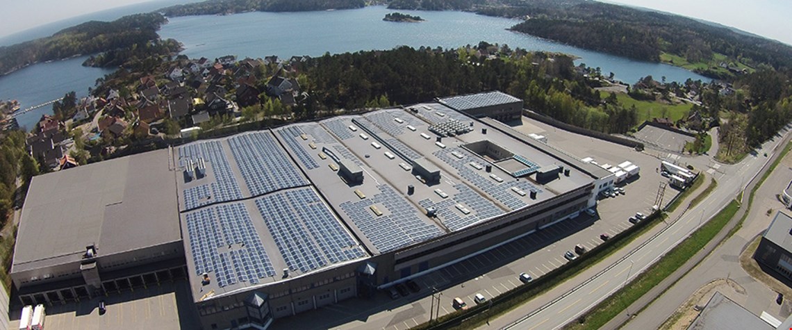 Åpner solcelleanlegg på 4.500 kvadratmeter