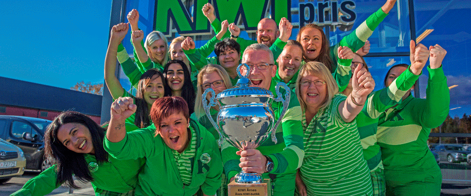 Helt til topps i KIWI