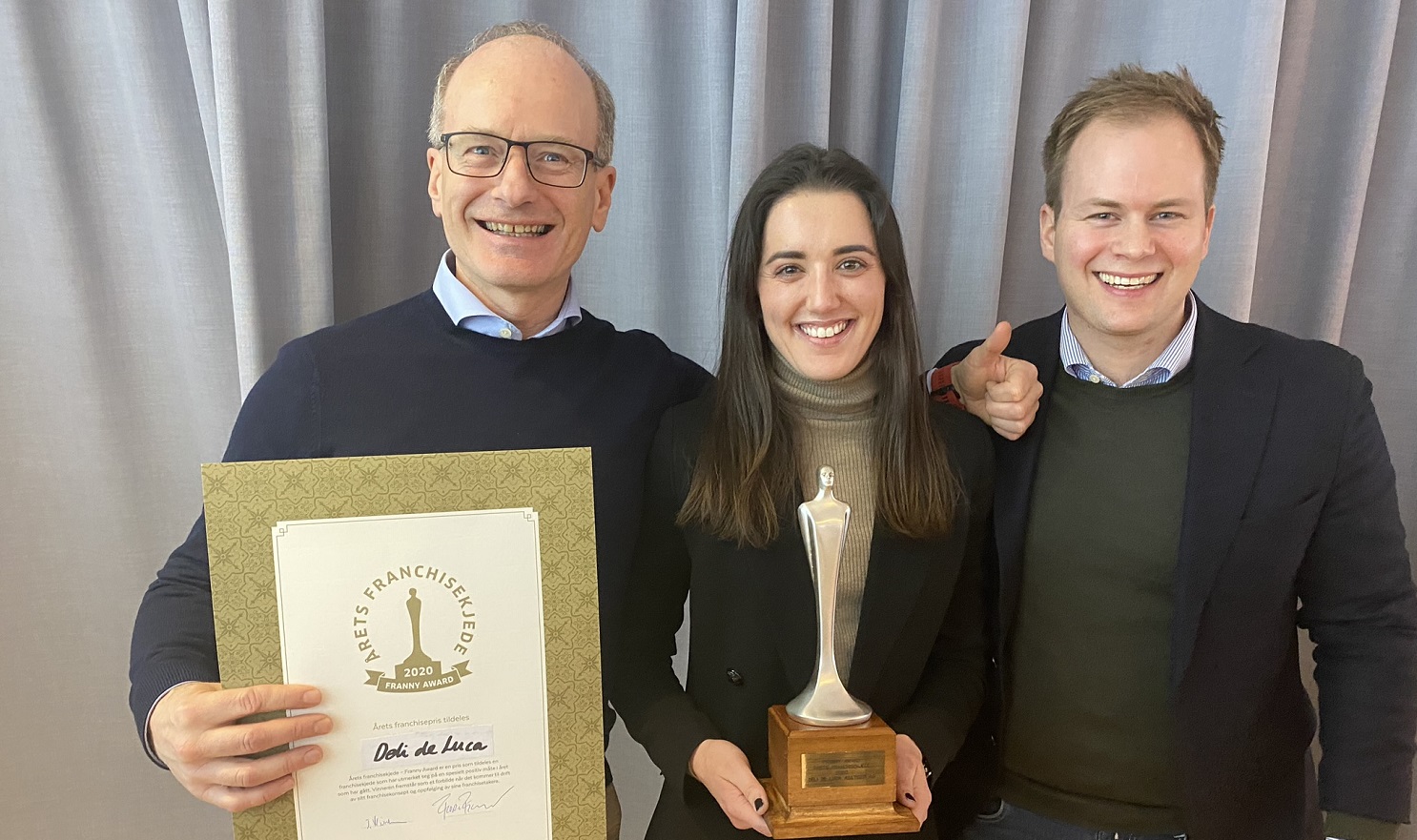 Deli de Luca er kåret til årets Franchisekjede