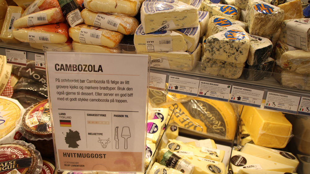 Nå blir det lettere å finne frem i ostedisken 