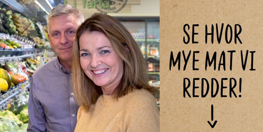 Se hvor mange tonn mat vi redder sammen