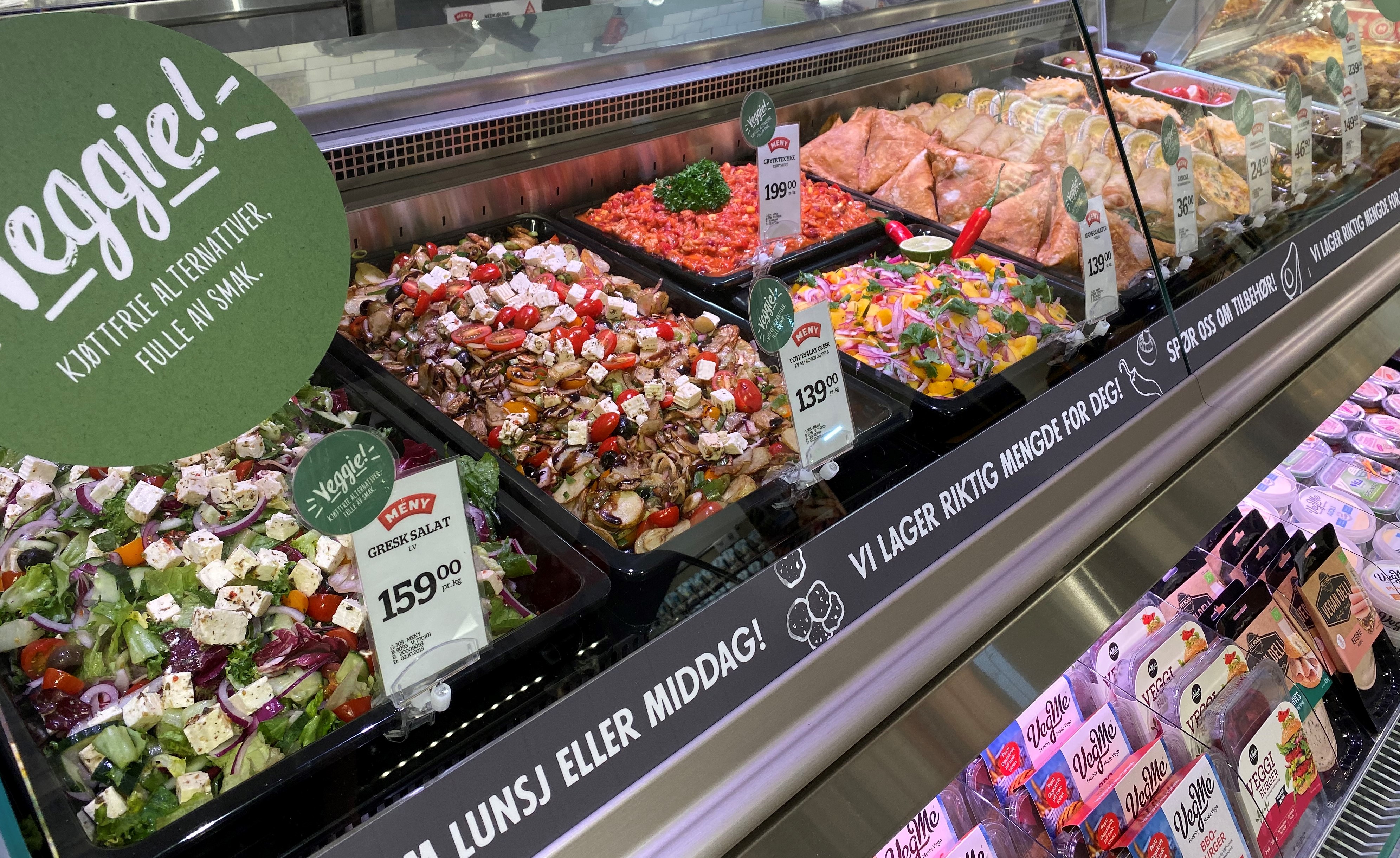 Mer lokalmat, vegetar og overskuddsmat