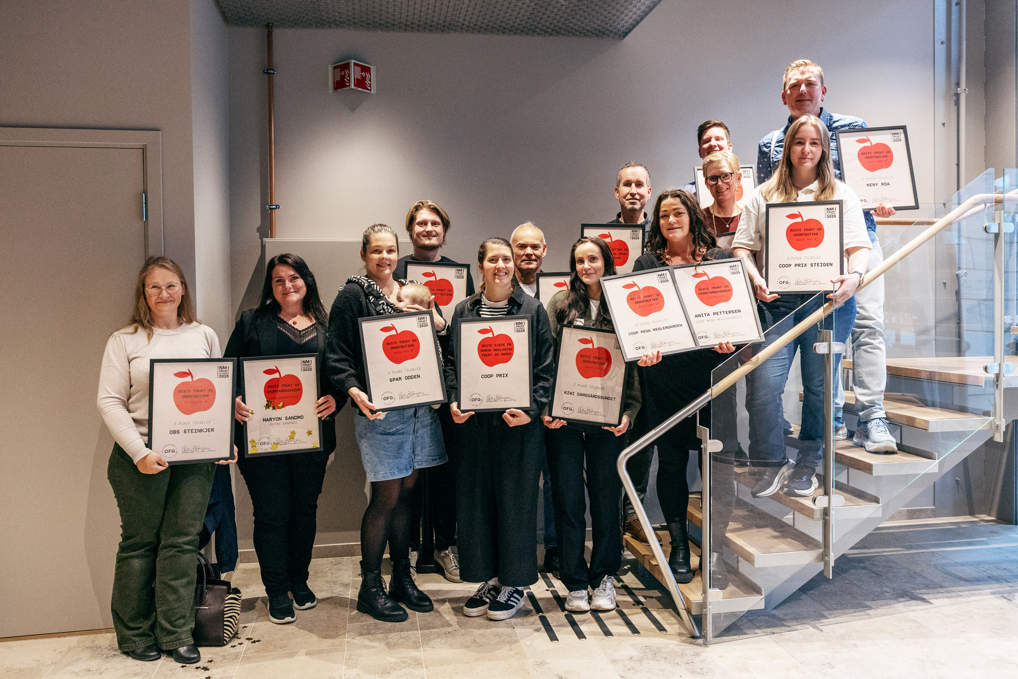 Flere sterke plasseringer i NM i frukt og grønt