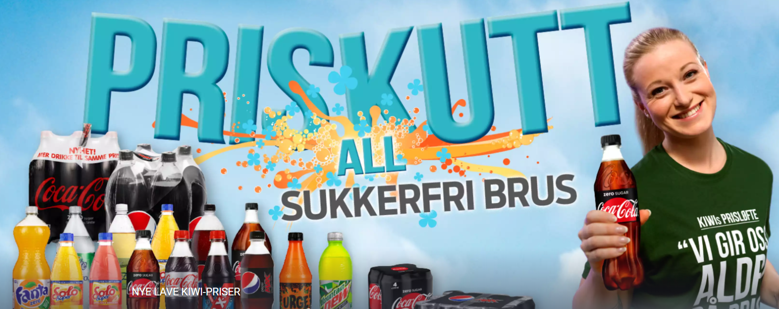 Vi gjør det billigere å velge sukkerfritt