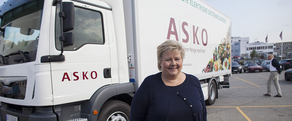 Første elektriske distribusjonsbil på norske veier