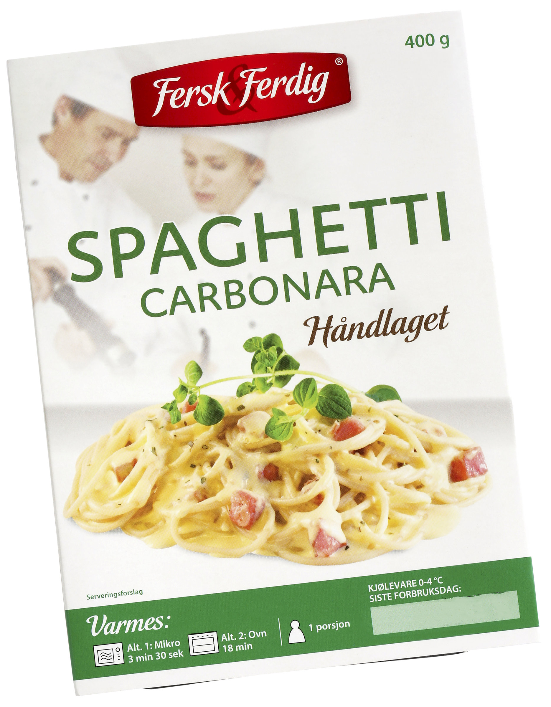 Tilbakekalling av Fersk & Ferdig Spaghetti Carbonara. Fare for dem med fiskeallergi