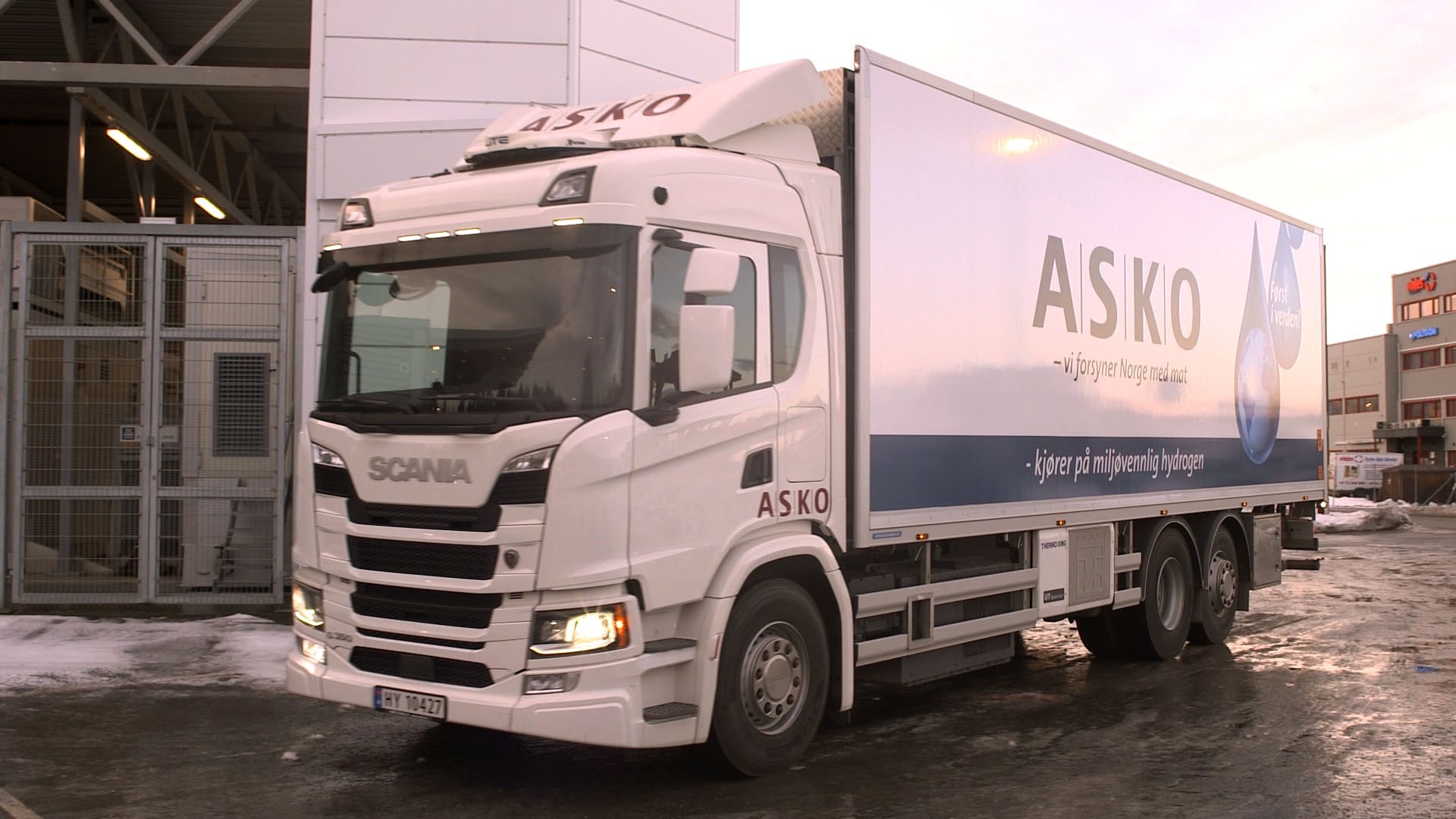 ASKO lanserer verdens første hydrogendrevne lastebil